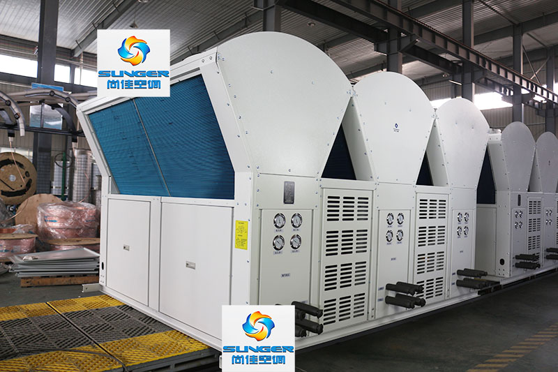 安裝時(shí)風(fēng)冷模塊機(jī)組的冷熱水管怎樣連接？